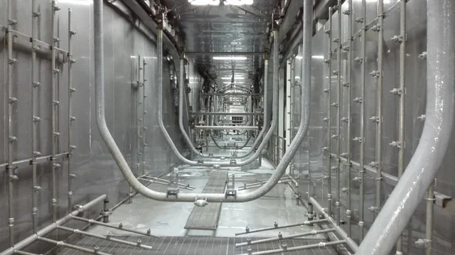 Kataforez hattı ve elektrokaplama proses tesisatı